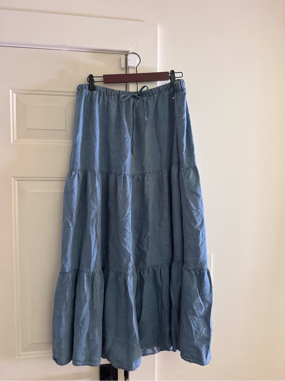 100% Cotton Tiered Maxi Skirt